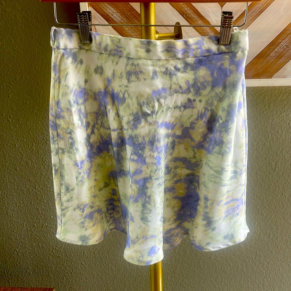 Zara skirt purple & yellow size xs
